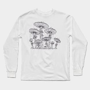 magic mushroom, shroom mushroom, fungi, fungi t, bioluminescent fungi, fantastic fungi Long Sleeve T-Shirt